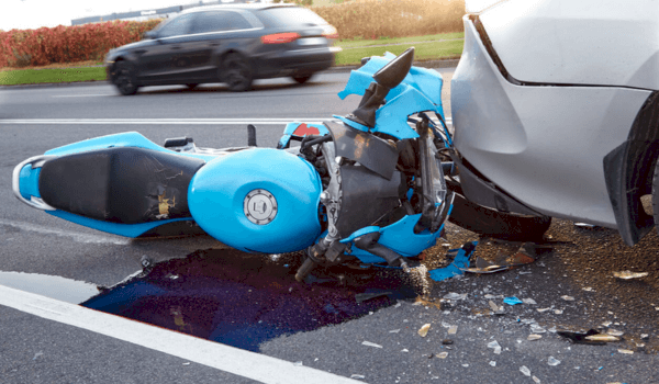 co grozi motocykliście za nieumyślne spowodowanie wypadku