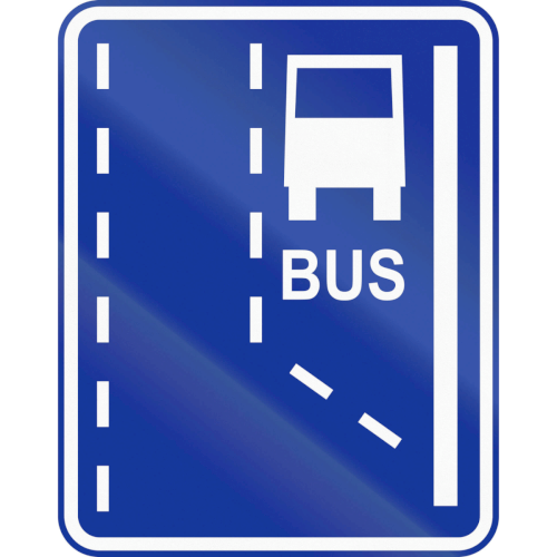 Jazda motocyklem po buspasie
